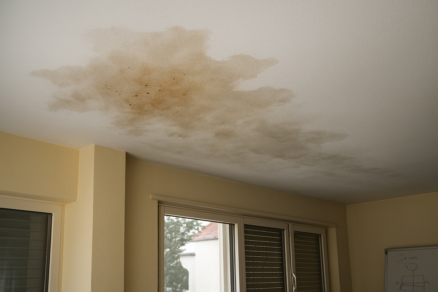 fuite eau plafond